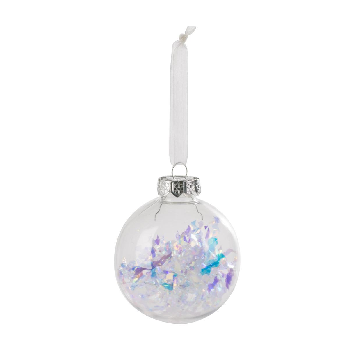 Boule à cheveux d'ange iridescents - ø 8 cm - Transparent Boule à cheveux d'ange iridescents - ø 8 cm - Transparent