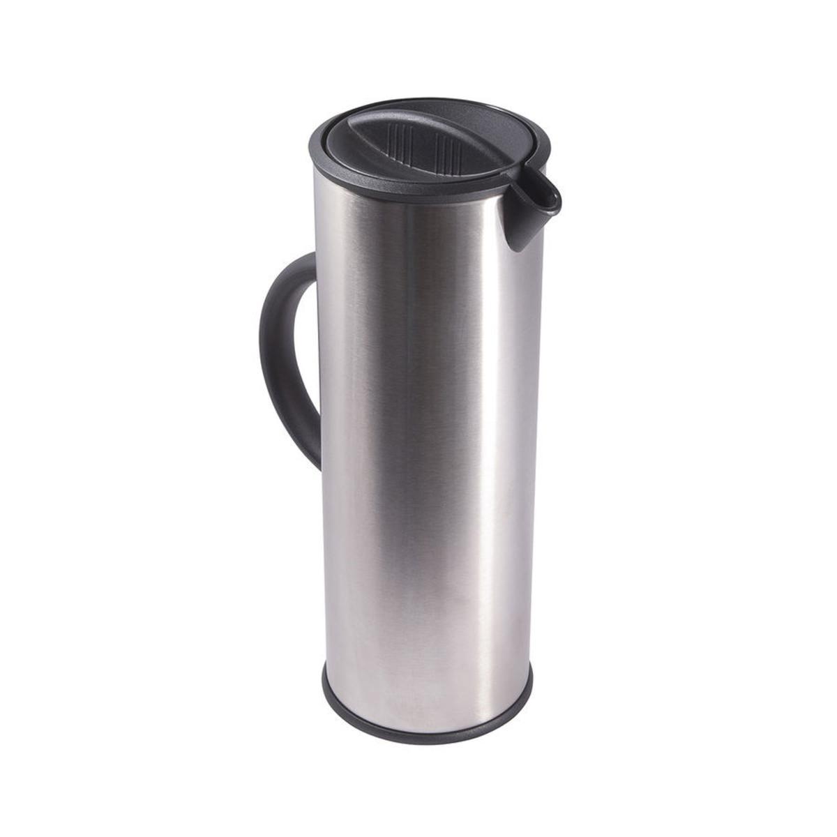 Carafe isotherme 1l en inox brossé - 16 x 11 x 30 cm - Gris Carafe isotherme 1l en inox brossé - 16 x 11 x 30 cm - Gris