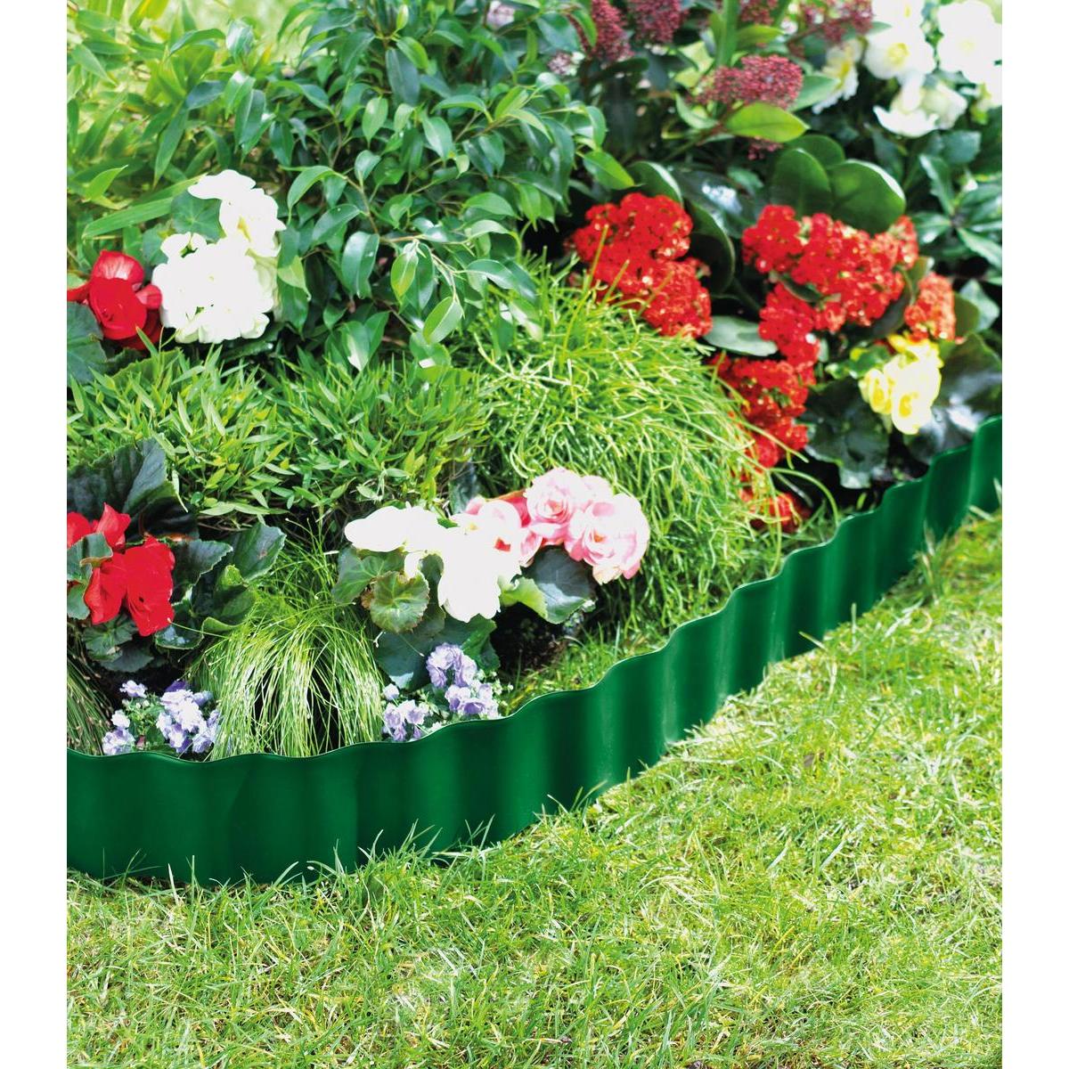 bordure de jardin plastique vert brise vue occultation bordures et grillages la foir fouille