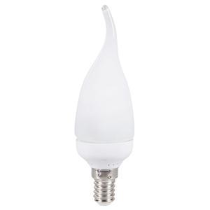 Ampoule à économie d'énergie flamme E14 - 13 x 3.5 x 3.5 cm - Transparent