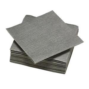 20 serviettes jetables - Gris foncé