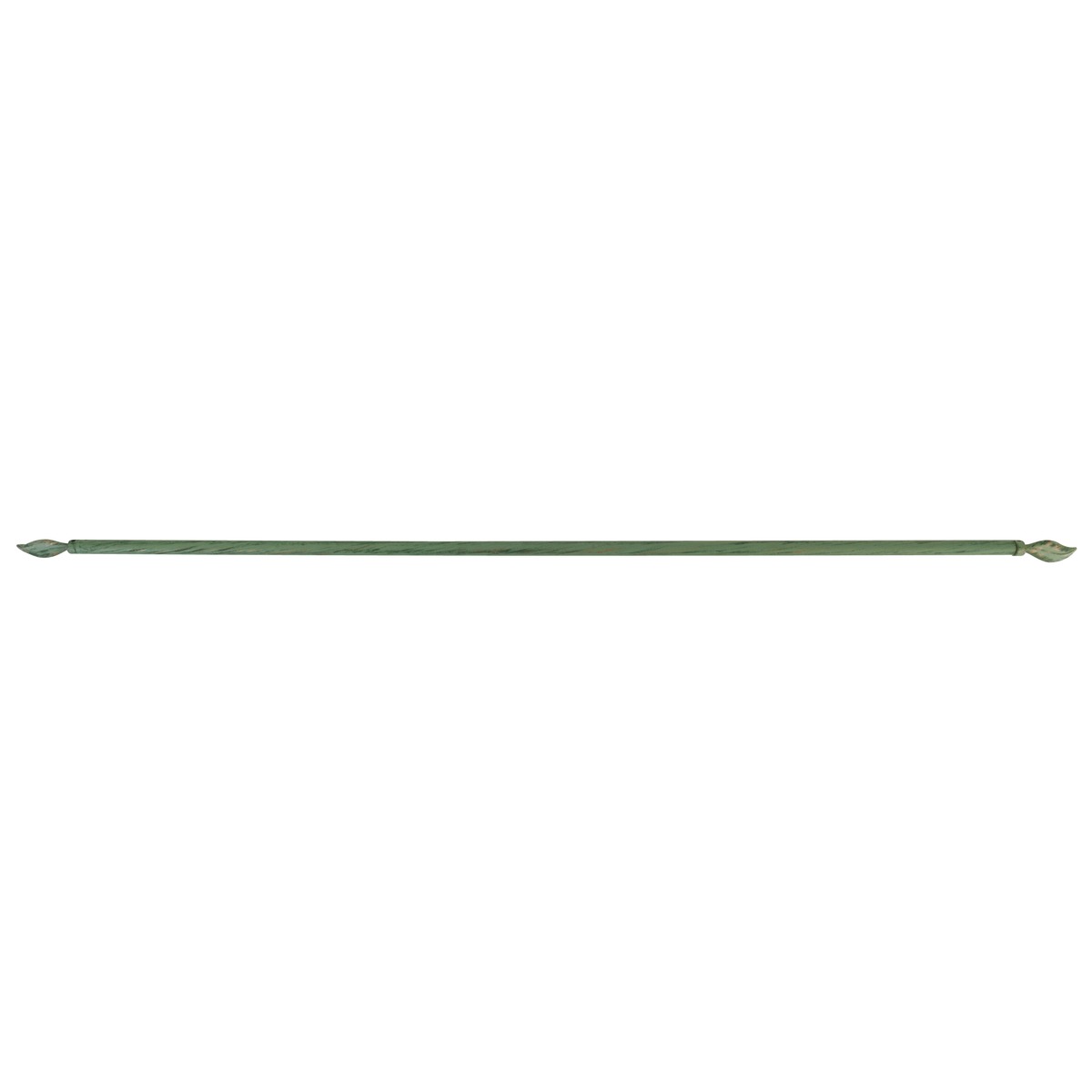 Tringle extensible 60 - 80 cm - Finition feuille - Couleur vert et or Tringle extensible 60 - 80 cm - Finition feuille - Couleur vert et or