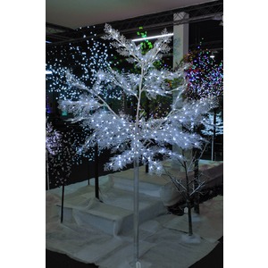 Sapin lumineux 400 led - Hauteur 250 cm - Blanc