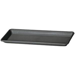 Plateau pour jardinière Ninfea - L 50 cm - Gris anthracite