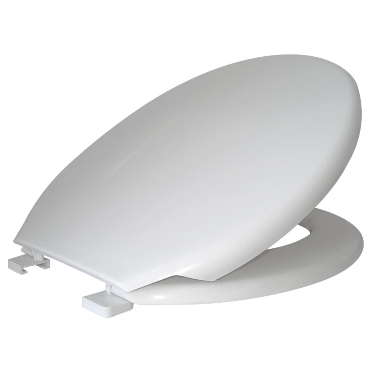 Abattant WC en plastique - 45,5 x 36 x 3 cm - Blanc Abattant WC en plastique - 45,5 x 36 x 3 cm - Blanc