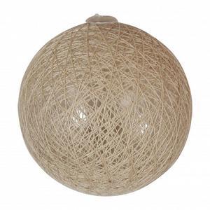Boule tissu - ø 6 cm - Gris chaud clair