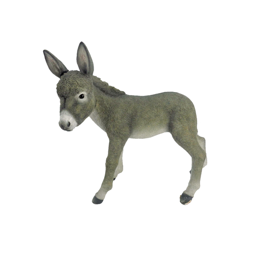 Ane Decoratif Polyresine Gris Decoration De Jardin La Foir Fouille
