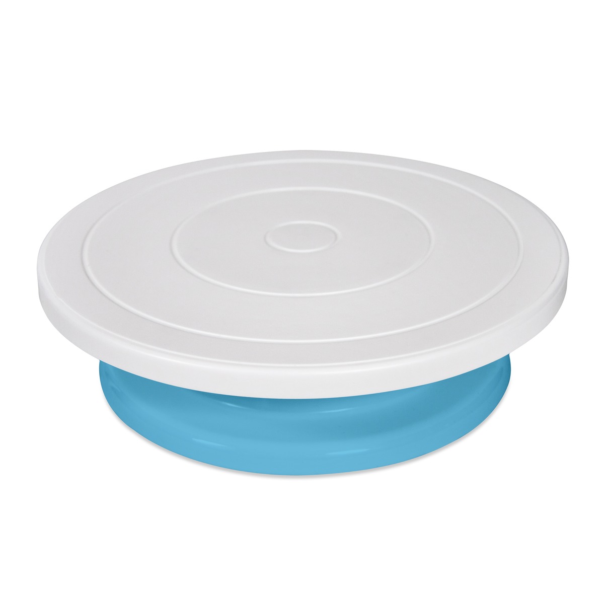 Plateau Tournant Pour Decoration Gateau 27 5 Cm Bleu Accessoires De Cuisine Temporaire La Foir Fouille