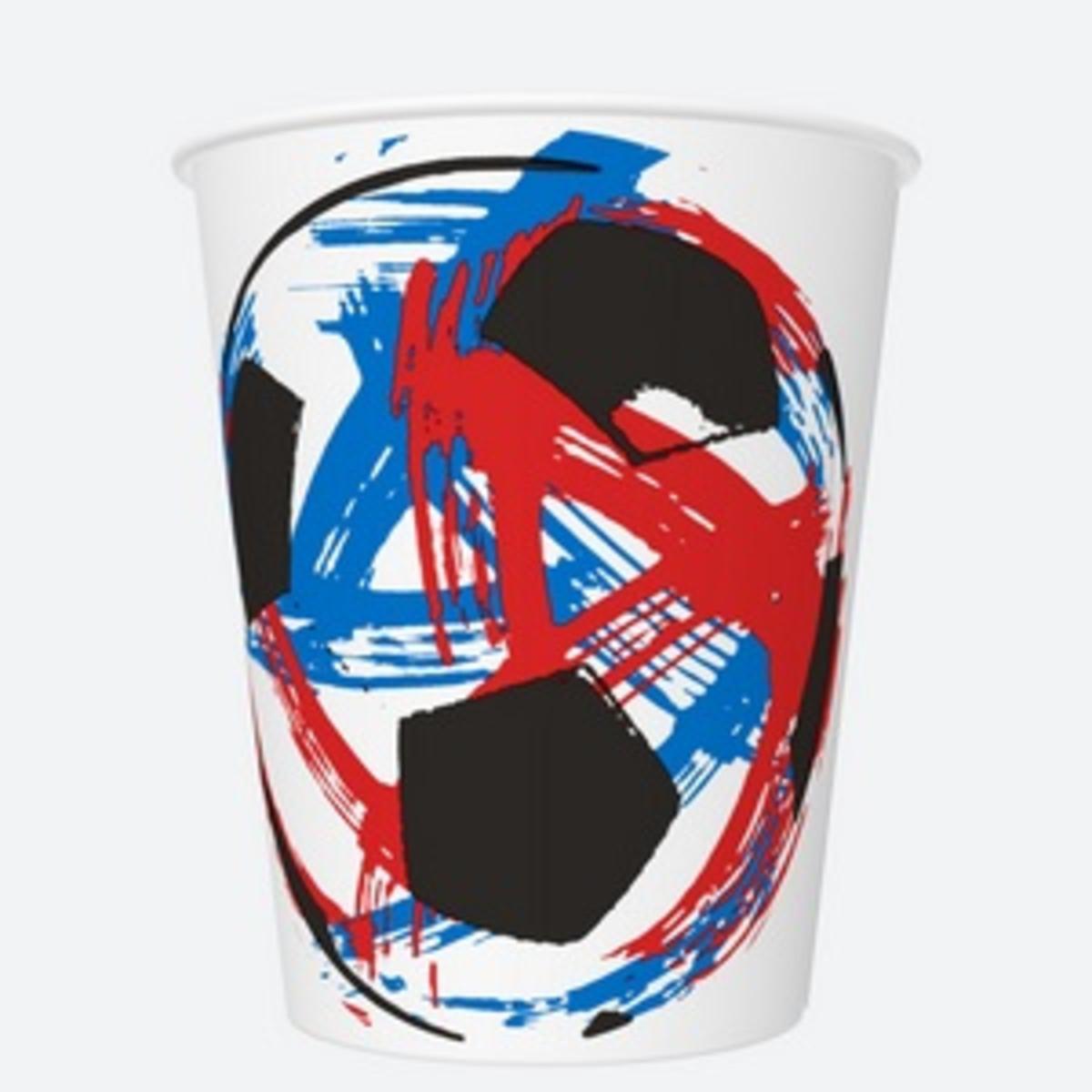 Gobelet plastique 20 cl x 10 bleu blanc rouge Gobelet plastique 20 cl x 10 bleu blanc rouge