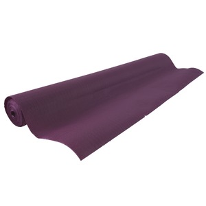 Nappe gaufrée en papier - 1,18 x 20 mètres - Violet prune