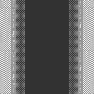 Toile cirée cuisinons - Noir