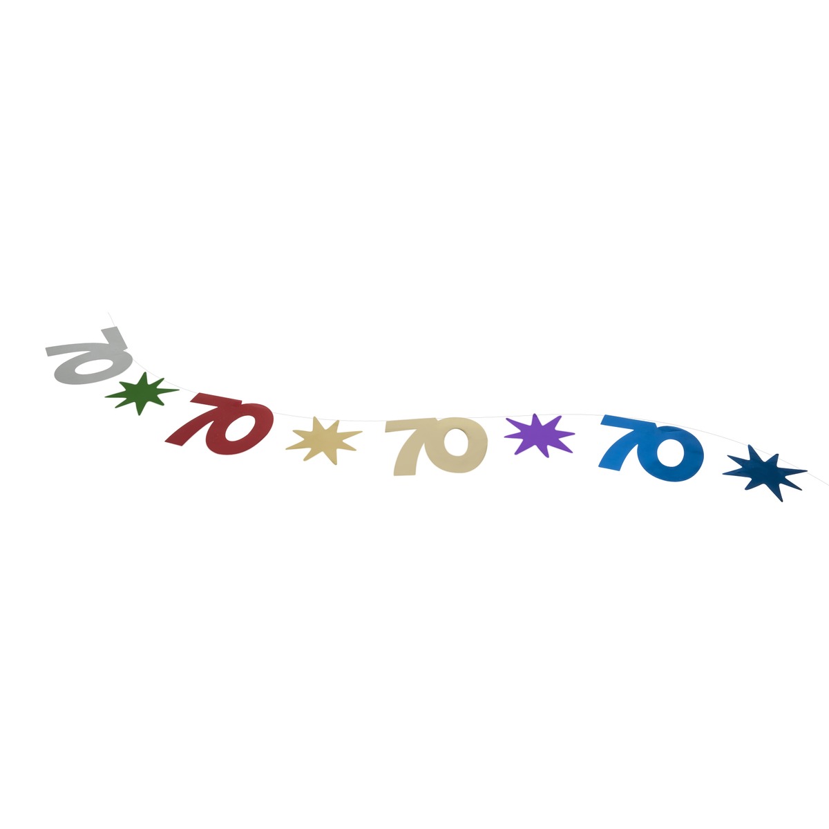 Guirlande Fil Anniversaire 70 Ans 30 M Multicolore Anniversaire La Foir Fouille