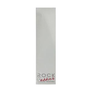Miroir déco Rock - Verre - 30 x 110 cm - Gris et rouge