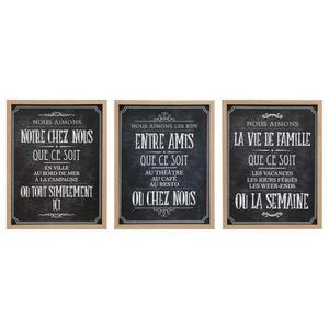 Cadre déco bistrot - 24.5 x 31.5 cm