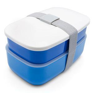 Lunch box isotherme - Plastique - 18 x 11.5 x 10 cm -Vert ou bleu