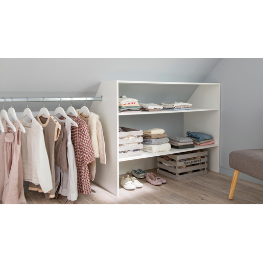 Kit Dressing Blanc Meubles De Chambre La Foir Fouille