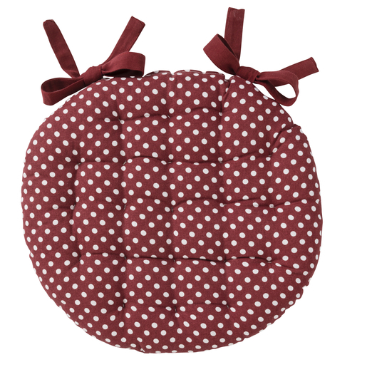 Galette Capitonnee Coton Rouge Galette De Chaise La Foir