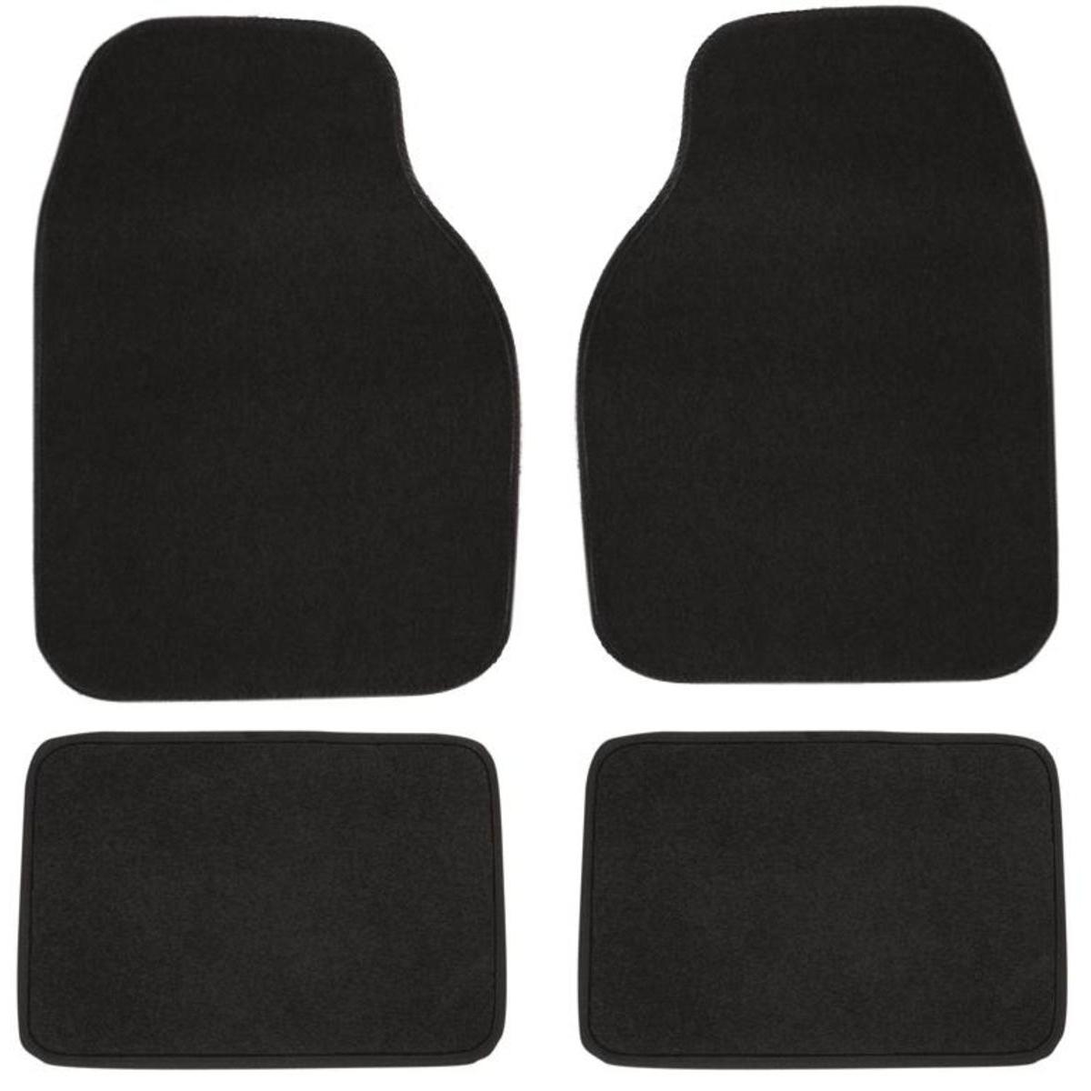 Jeu de 4 tapis de protection pour voiture - taille standard - noir Jeu de 4 tapis de protection pour voiture - taille standard - noir
