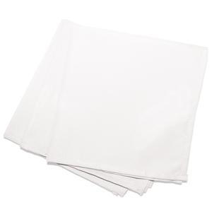 3 serviettes de table unies Essentiel - L 40 x l 40 cm - Blanc