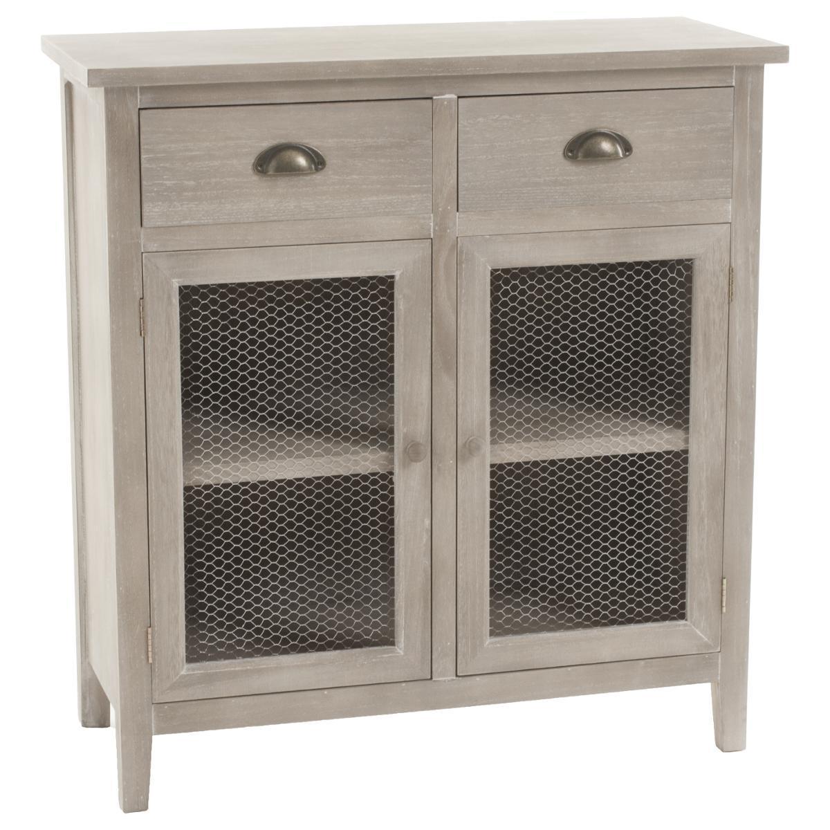 Buffet Campagne 2 Portes 2 Tiroirs Meuble De Rangement La Foir Fouille