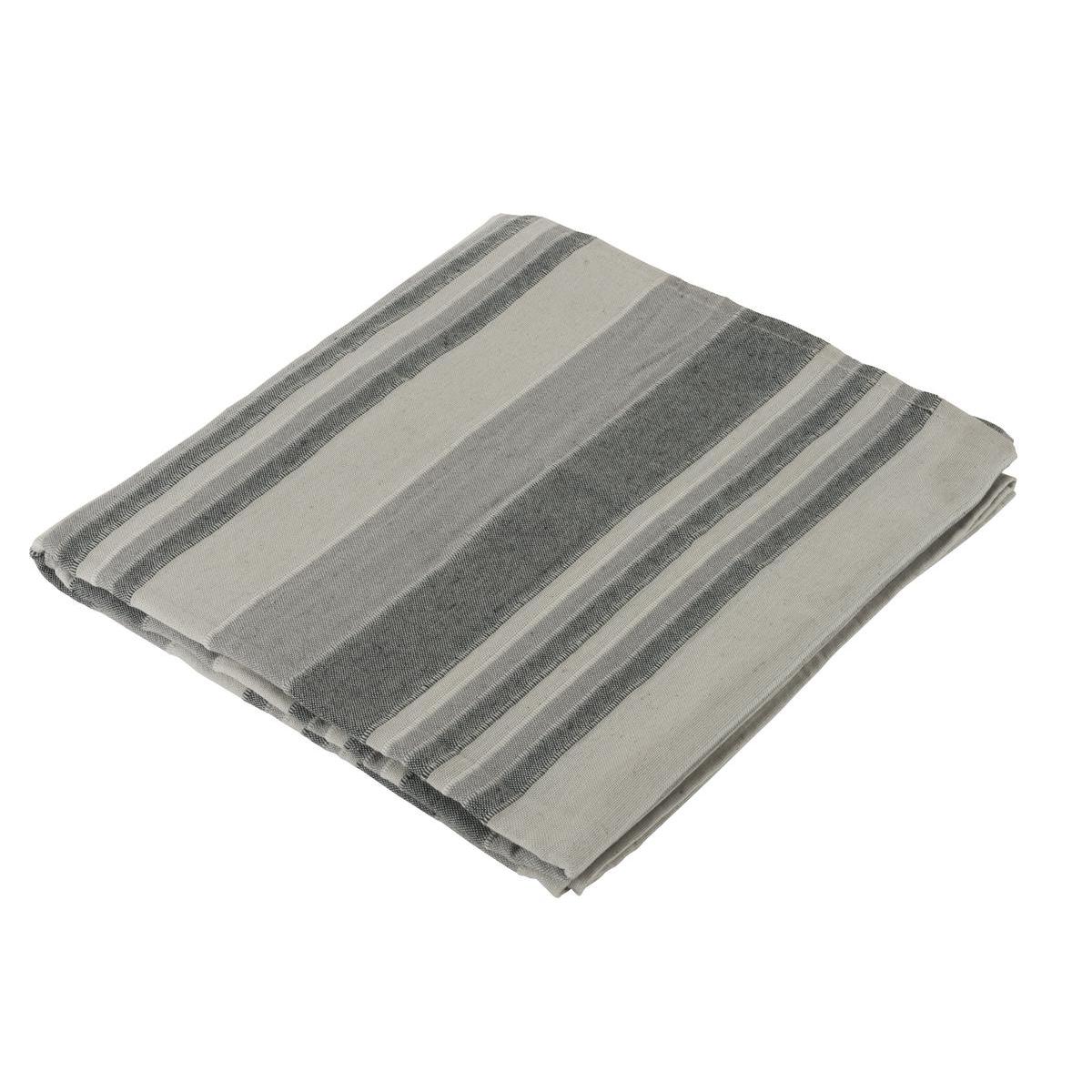 Jete De Canape Ou Couvre Lit 2 Personnes Gris Linge De Lit La Foir Fouille