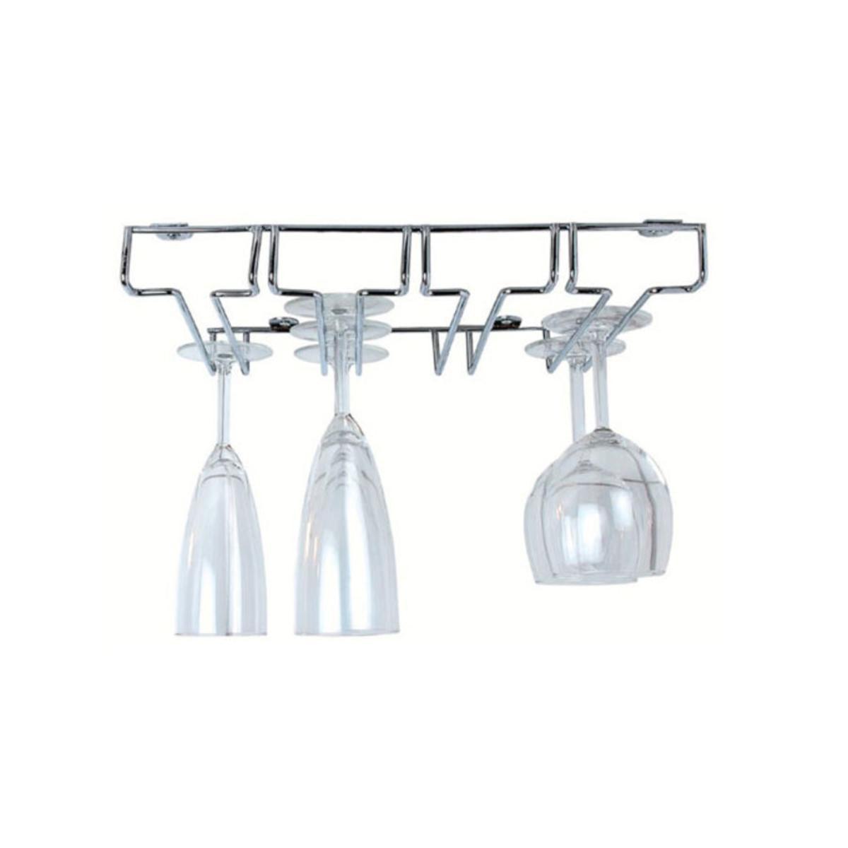 porte verres metal chrome gris materiel de cuisine la foir fouille
