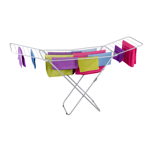 Sechoir Papillon En Acier 13 M Blanc Sechoirs Et Pinces A
