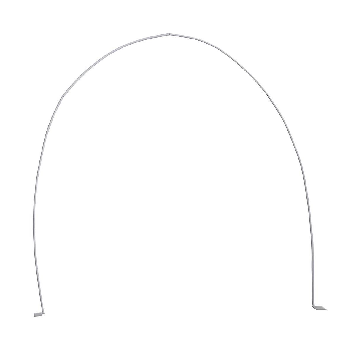 Structure pour arche de ballons - 200 x 200 cm - Blanc