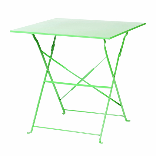 Table Pliante Acier Vert Mobilier De Jardin La Foir Fouille