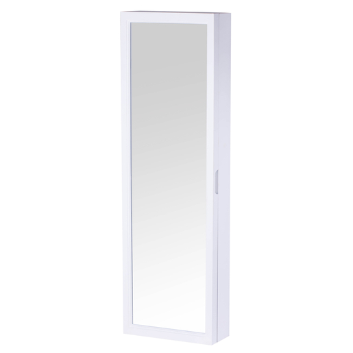 Miroir Range Bijoux Plastique Et Verre Blanc Miroirs La