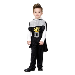 Déguisement chevalier enfant 5 à 7 ans - Taille S - noir, gris