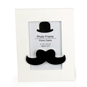 Porte-photo thème moustache - 10 x 15 cm - Différents modèles