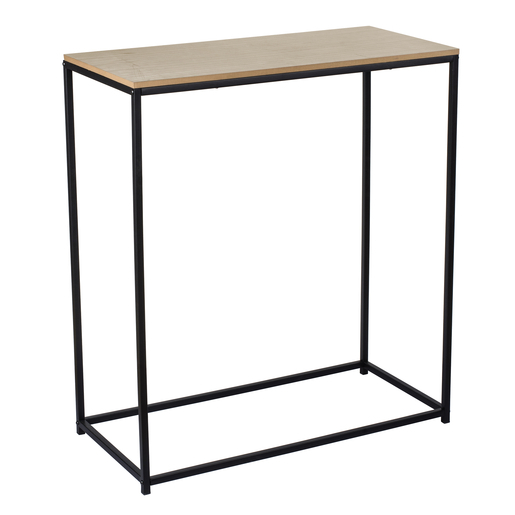Console Milo 75 X 35 X 84 Cm Noir Meubles De Salon La Foir