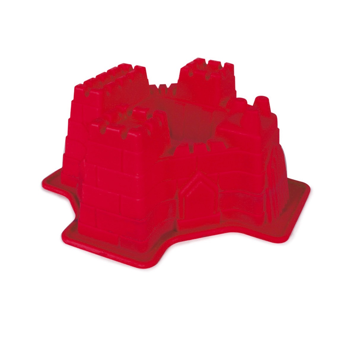 Moule Château fort - 30 x 26 x 11 cm - Rouge