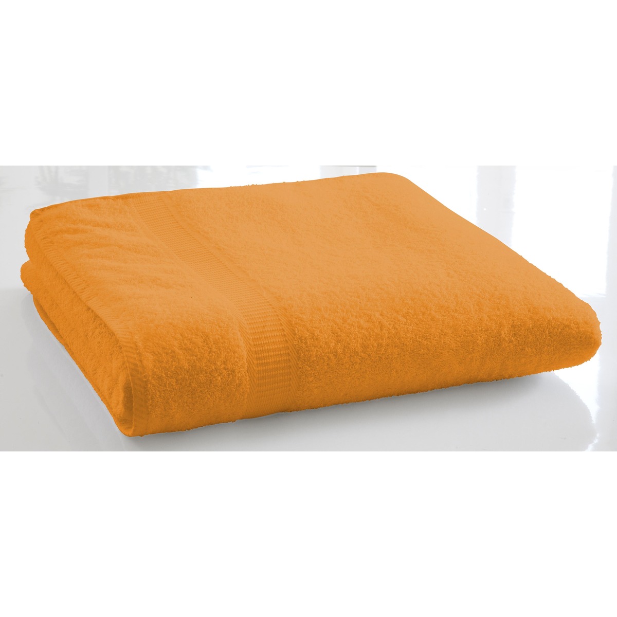 Drap de bain - 70 x 130 cm - Orange vendange
