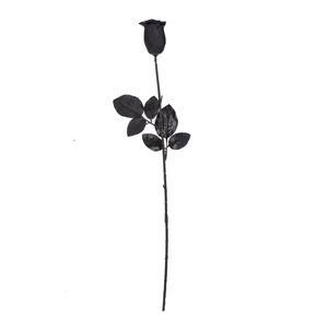Rose noire d'Halloween - ø 4 x H 60 cm - C'PARTY