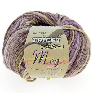 Pelote 50 g fil à tricoter Meg - Multicolore