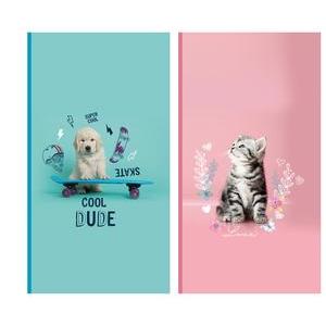 Album mémo Bonheur animal - Différents modèles & formats - 33.2 x 22.6 x 5 cm - Multicolore