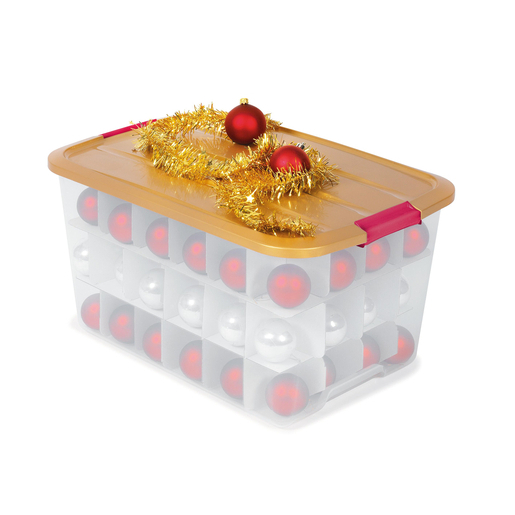 Boite De Rangement Noel 45 L Rangement Plastique La Foir Fouille