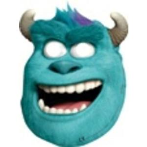 Lot de 6 masques Monsters university en carton - 20 x 32 cm - Multicolore