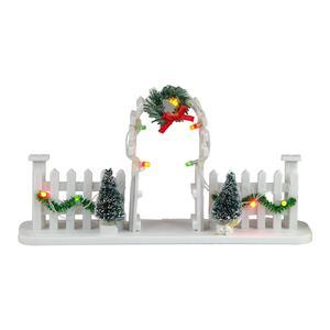 Entrée lumineuse pour village de Noël