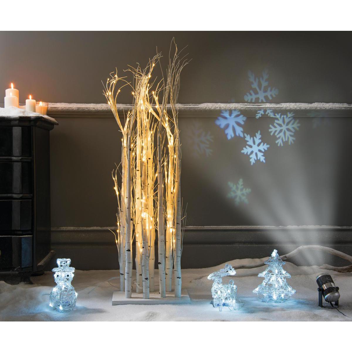 Candle Flocon de neige Projecteur de Noël LED IP65 Lumière de