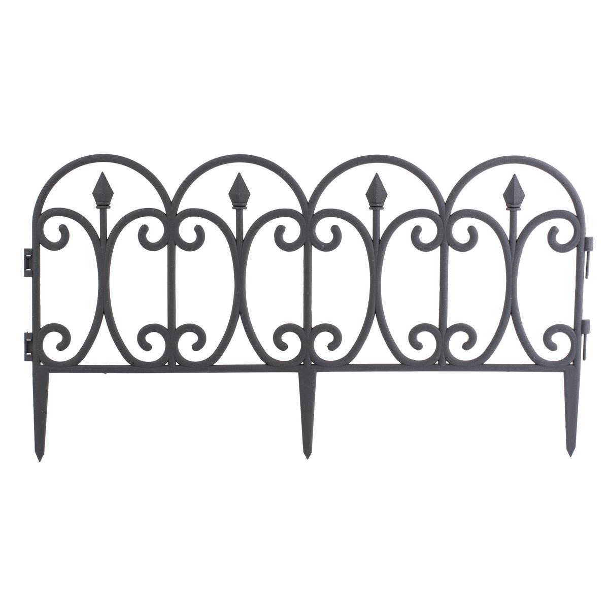 Bordure de jardin - 60.5 x 32 cm - Noir - CULTIVA Bordure de jardin - 60.5 x 32 cm - Noir - CULTIVA
