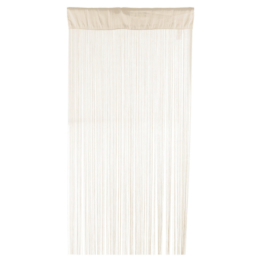 Rideau Fils 90 X 200 Cm Blanc Paire De Vitrage Voilage