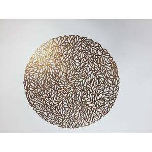 Set de table rond Aero - Marron cuivre