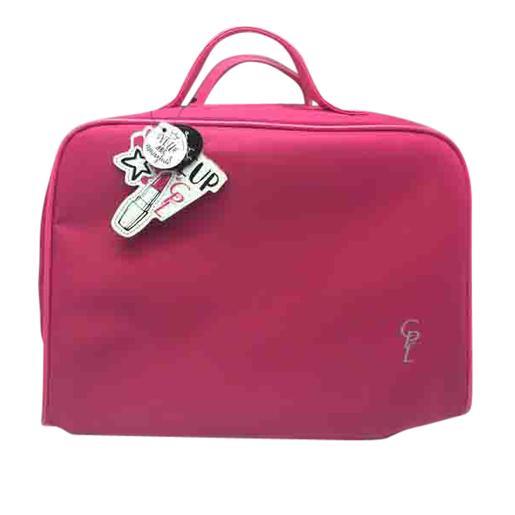 Trousse De Toilette 30 X 11 5 X H 22 Cm Rose Cosmetiques