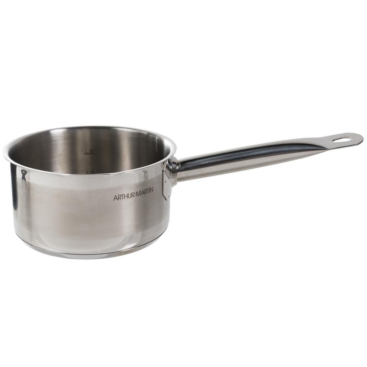 Casserole - Acier inoxydable - Ø 16 cm - Gris Casserole - Acier inoxydable - Ø 16 cm - Gris
