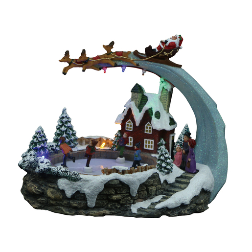 Village Anime Multicolore Villages De Noel La Foir Fouille
