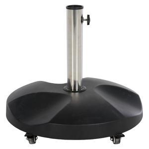 Pied de parasol béton - 35 kg - Noir - HESPERIDE