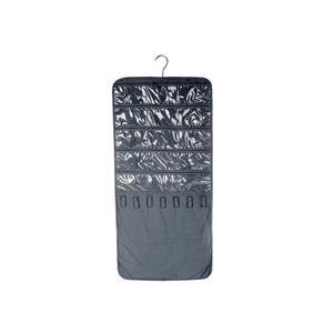 Organiseur salle de bain - Polyester - 37 x 76 cm - Gris